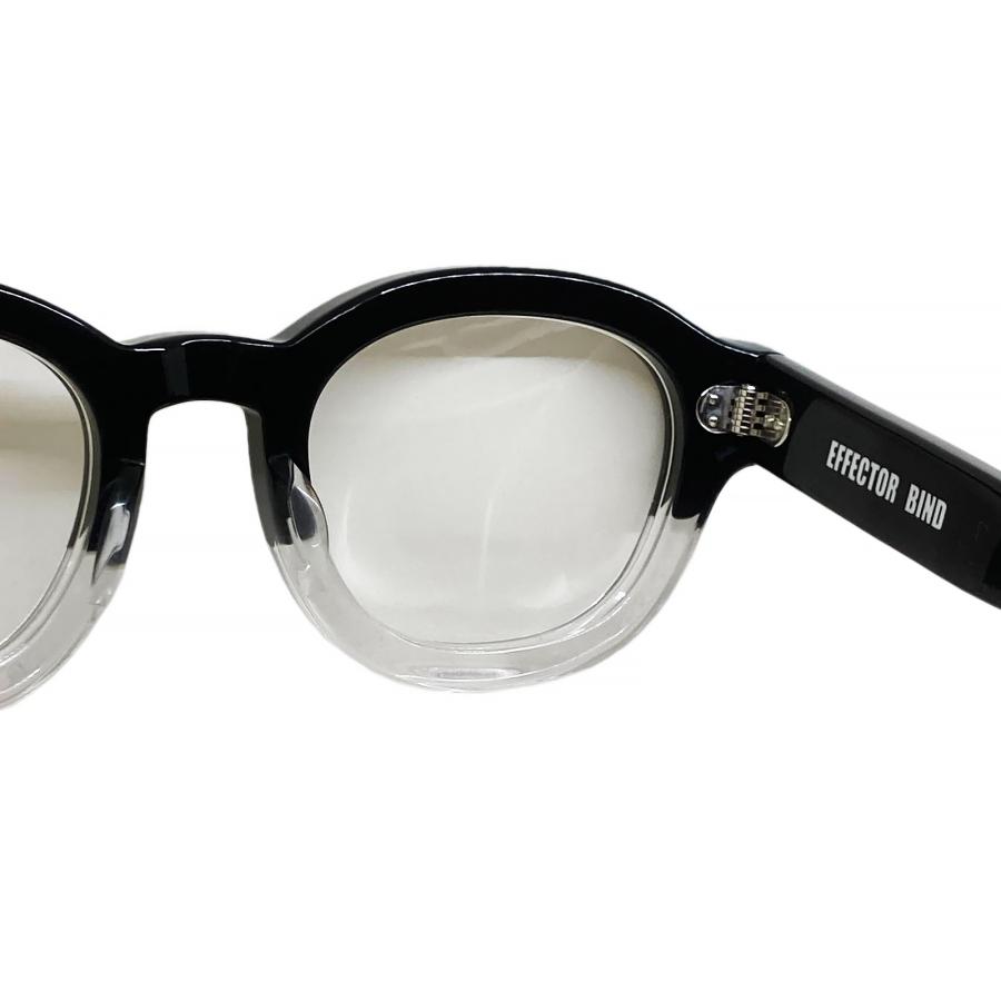 EFFECTOR（エフェクター） BIND/バインド Col.BK2 黒×クリア メガネ