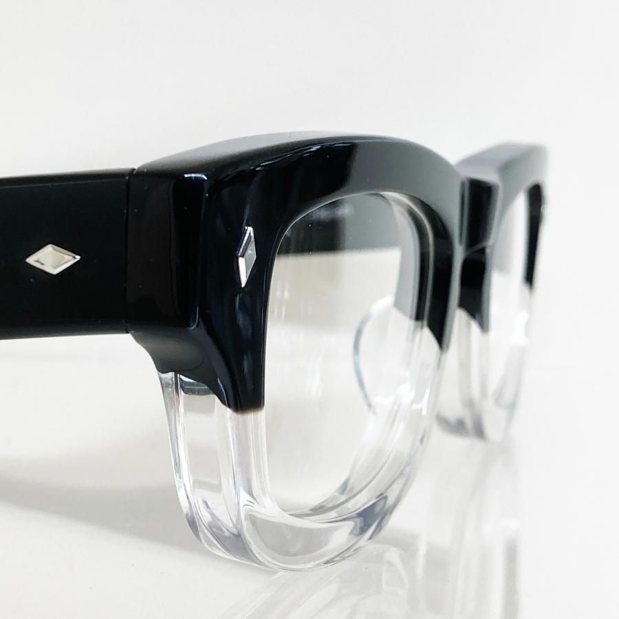 EFFECTOR（エフェクター） CODA/コーダ Col.BK2/黒×クリア メガネ