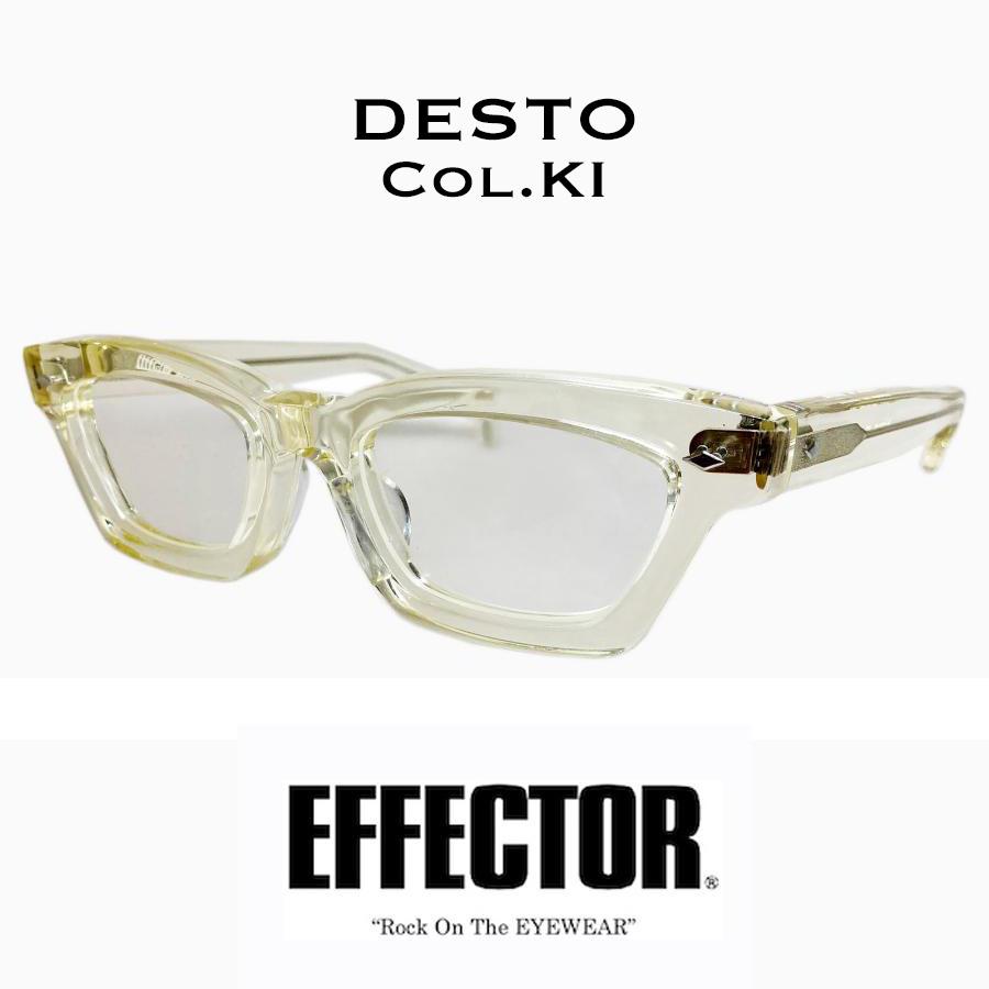 EFFECTOR（エフェクター） DESTO/デスト Col. KI/キハク メガネ 