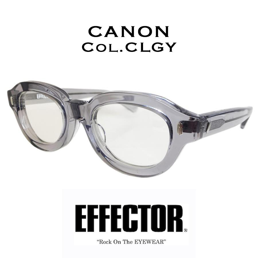 EFFECTOR（エフェクター） CANON/カノン Col.CLGY クリアグレー メガネ