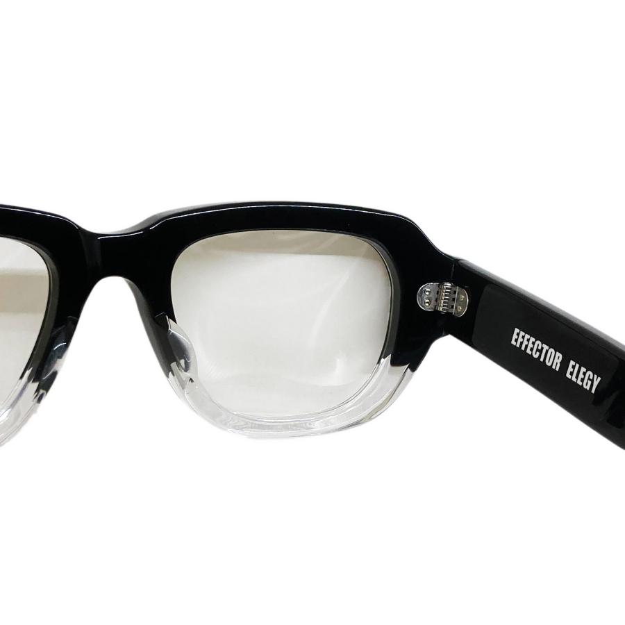 EFFECTOR エフェクター ELEGY/エレジー Col.BK2 黒×クリア メガネ セルフレーム スクエアタイプ 国内正規品販売店 | EFFECTOR | 05