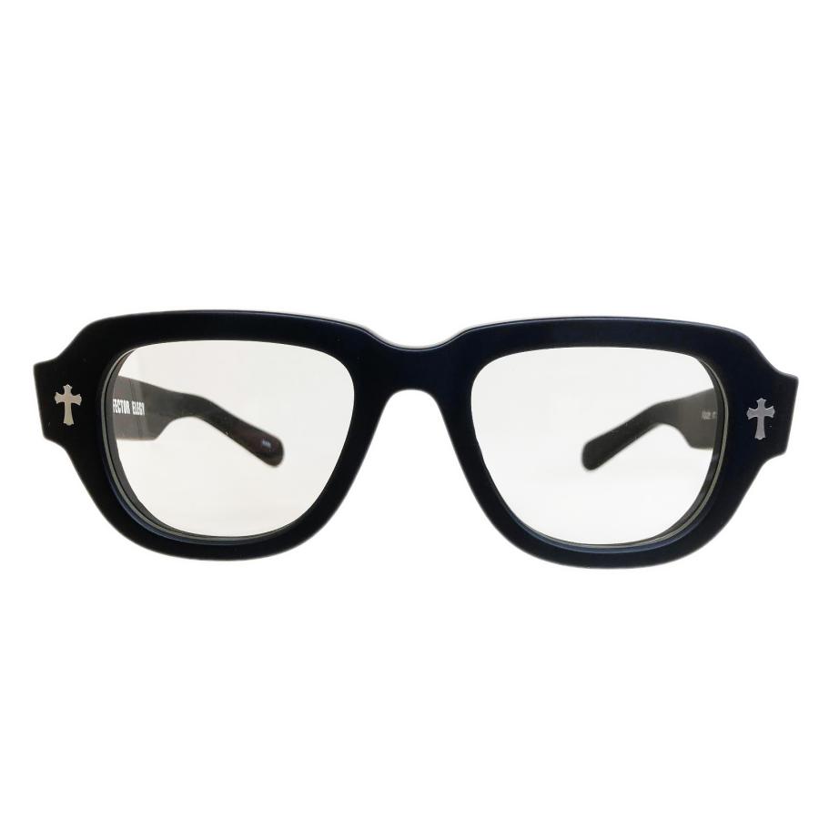 EFFECTOR エフェクター ELEGY/エレジー Col.BKM 黒マット メガネ セルフレーム スクエアタイプ 国内正規品販売店 | EFFECTOR | 01