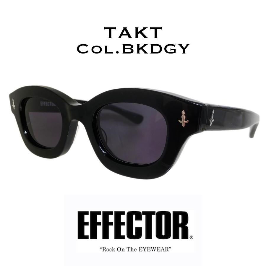 EFFECTOR エフェクター TAKT/タクト Col.BKDGY 黒/ダークグレー サングラス セルフレーム ウェリントンタイプ 国内正規品販売店 | EFFECTOR