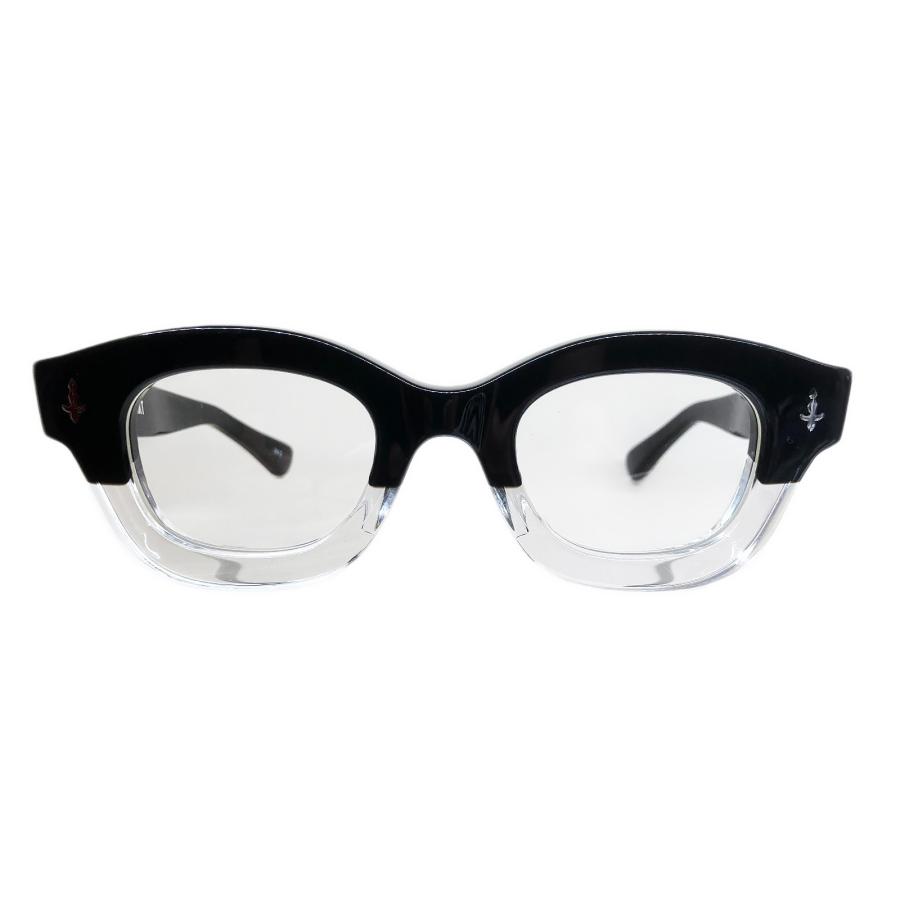 EFFECTOR エフェクター TAKT/タクト Col.BK2 黒×クリア メガネ セルフレーム ウェリントンタイプ 国内正規品販売店 | EFFECTOR | 01