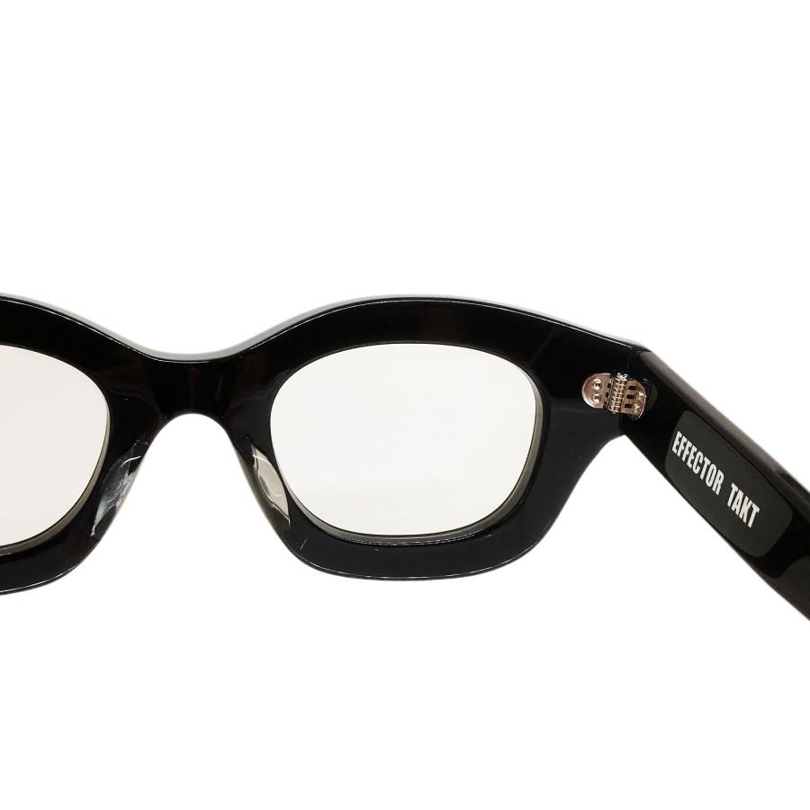 EFFECTOR エフェクター TAKT/タクト Col.BK 黒 メガネ セルフレーム ウェリントンタイプ 国内正規品販売店 | EFFECTOR | 05