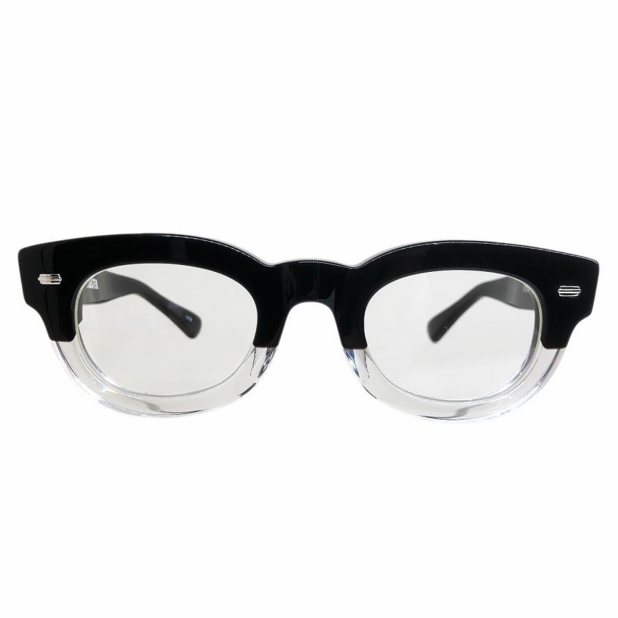 EFFECTOR エフェクター CLUSTER/クラスター Col.  BK2 黒× クリア メガネ サングラス セルフレーム ウェリントンタイプ 国内正規品販売店 | EFFECTOR | 01