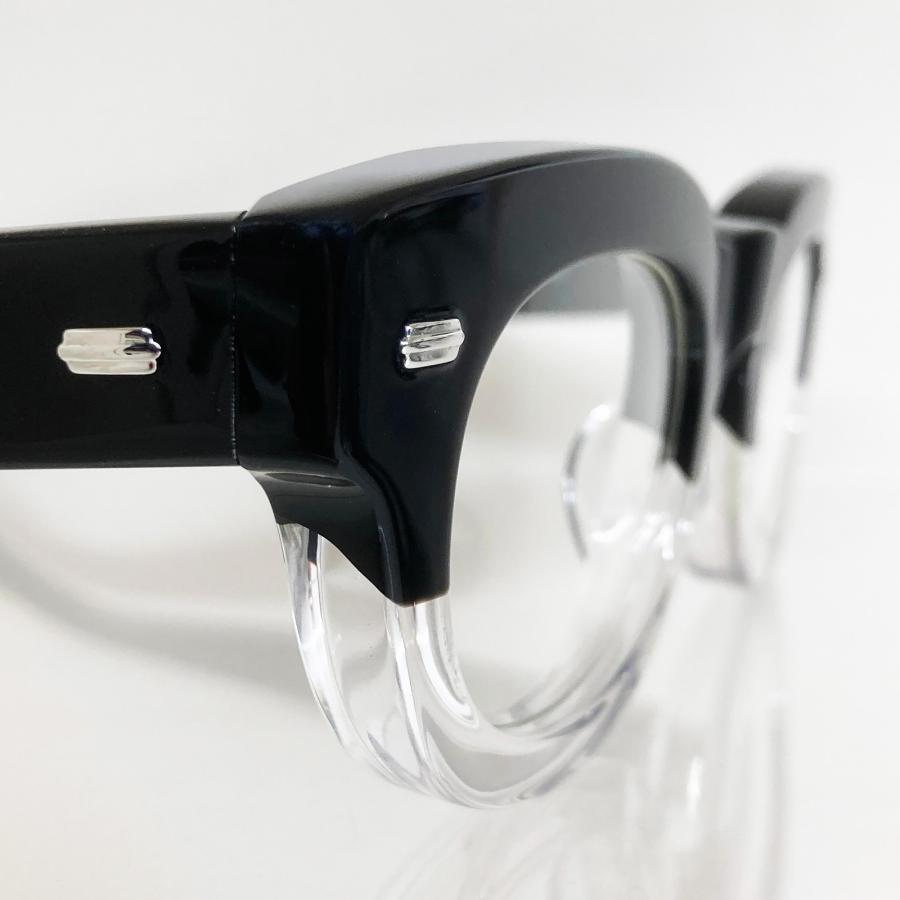 EFFECTOR エフェクター CLUSTER/クラスター Col.  BK2 黒× クリア メガネ サングラス セルフレーム ウェリントンタイプ 国内正規品販売店 | EFFECTOR | 04