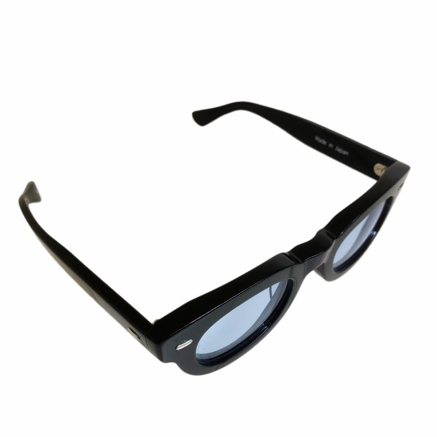 EFFECTOR エフェクター CLUSTER/クラスター Col.BKBL 黒ブルーレンズ メガネ サングラス セルフレーム ウェリントンタイプ 国内正規品販売店 | EFFECTOR | 03