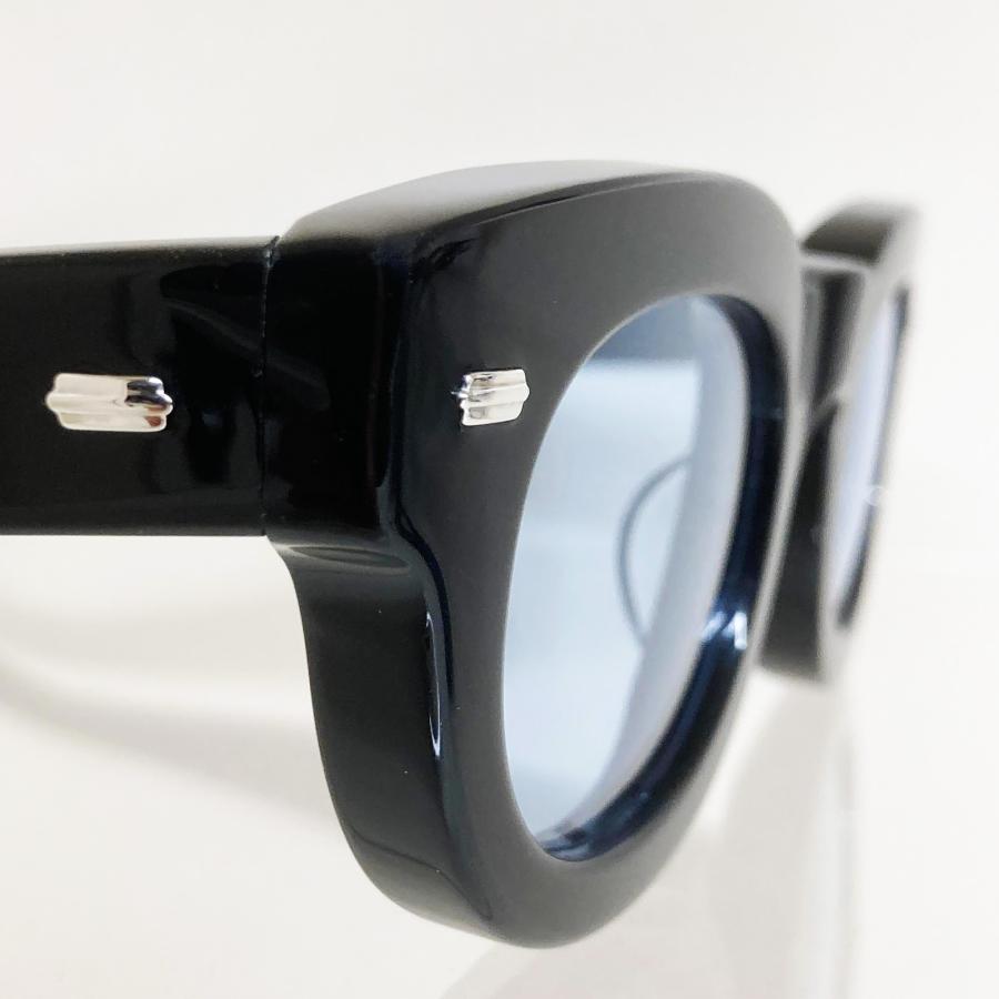 EFFECTOR エフェクター CLUSTER/クラスター Col.BKBL 黒ブルーレンズ メガネ サングラス セルフレーム ウェリントンタイプ 国内正規品販売店 | EFFECTOR | 04