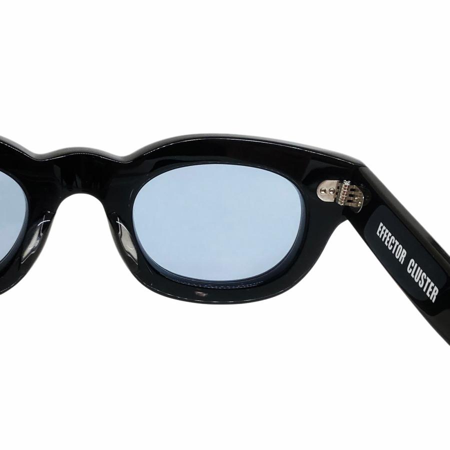EFFECTOR エフェクター CLUSTER/クラスター Col.BKBL 黒ブルーレンズ メガネ サングラス セルフレーム ウェリントンタイプ 国内正規品販売店 | EFFECTOR | 05