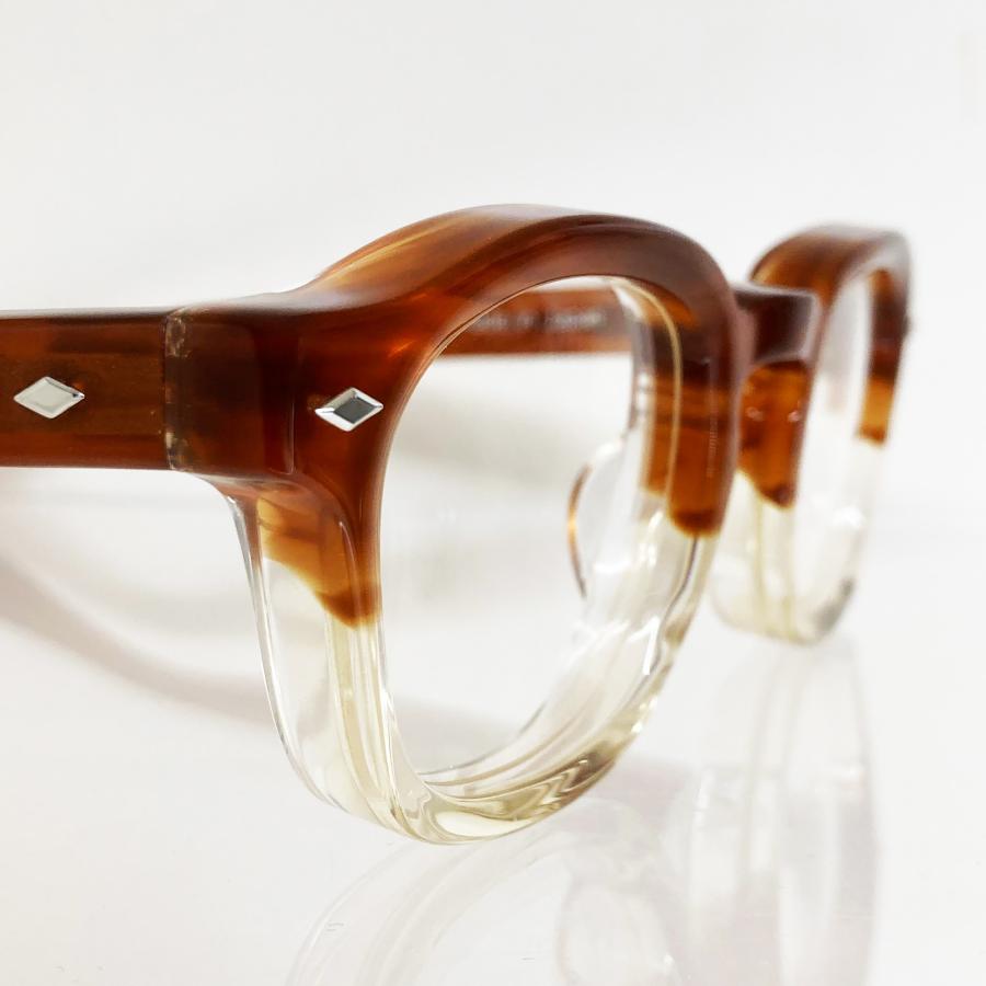 EFFECTOR エフェクター VOLTA/ボルタ Col.BR2 茶×クリア メガネ サングラス セルフレーム ラウンドスクエアタイプ 国内正規品販売店 | EFFECTOR | 04