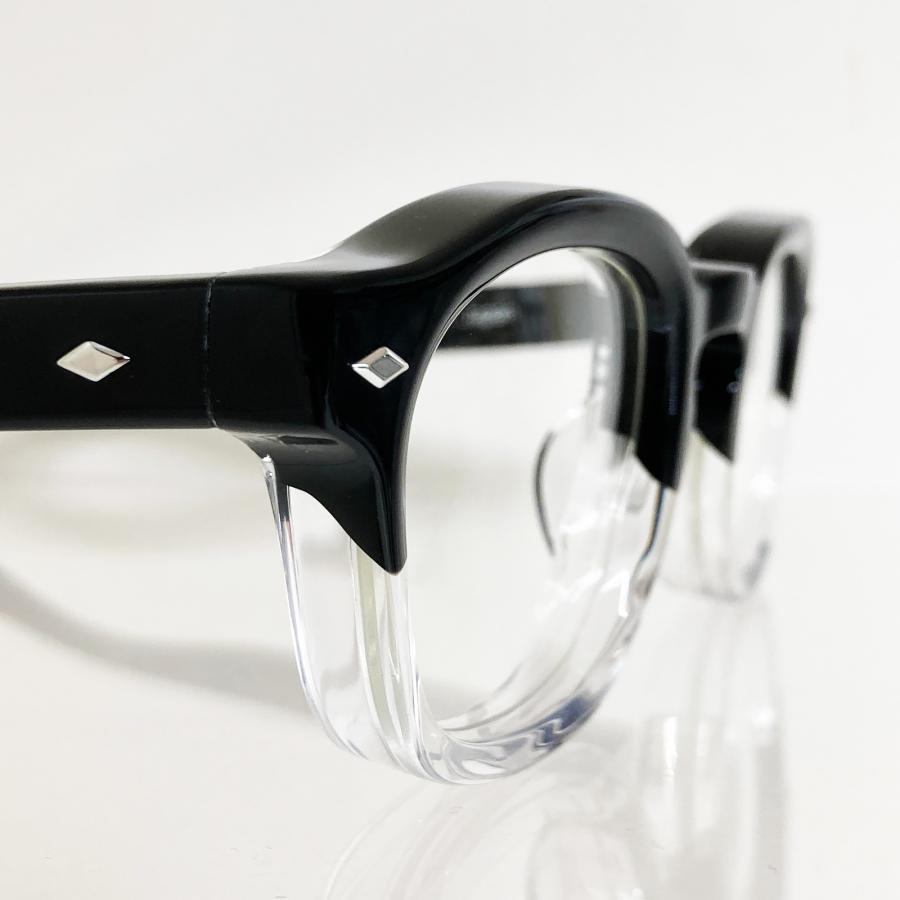 EFFECTOR エフェクター VOLTA/ボルタ Col. BK2 黒×クリア メガネ サングラス セルフレーム ラウンドスクエアタイプ 国内正規品販売店 | EFFECTOR | 04