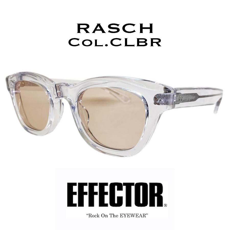 EFFECTOR エフェクター RASCH/ラッシュ Col.CLBR クリア/ブラウン サングラス オリジナル モデル ウェリントンタイプ 国内正規品 販売店 | EFFECTOR