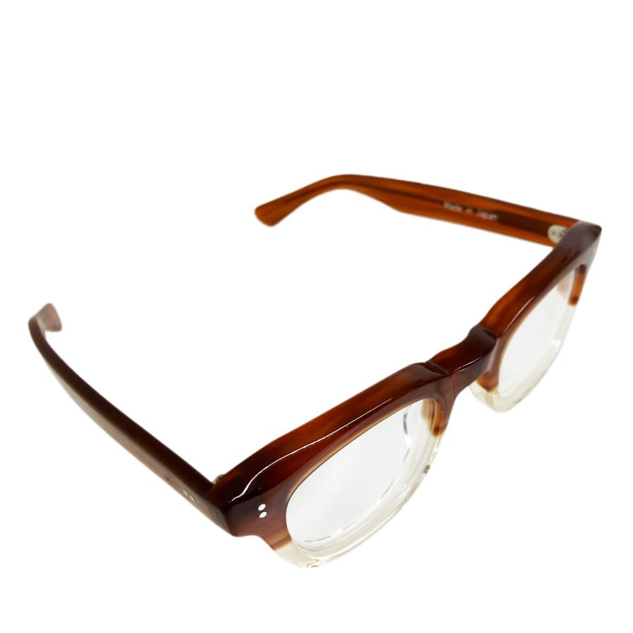 EFFECTOR エフェクター RASCH/ラッシュ Col.BR2 茶×クリア メガネ オリジナル モデル ウェリントンタイプ 国内正規品 販売店 | EFFECTOR | 03