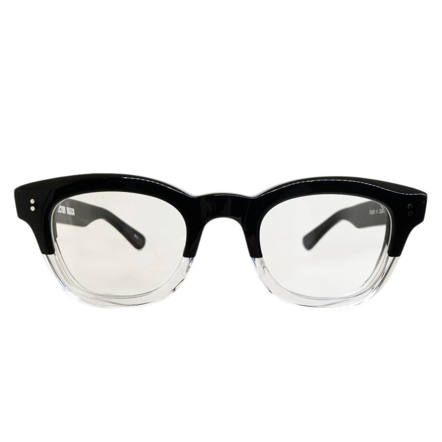 EFFECTOR エフェクター RASCH/ラッシュ Col.BK2 茶系 黒×クリア メガネ オリジナル モデル ウェリントンタイプ 国内正規品 販売店 | EFFECTOR | 01