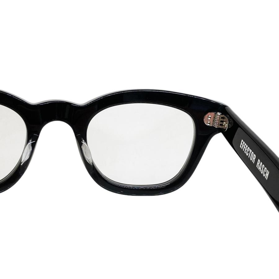 EFFECTOR エフェクター RASCH/ラッシュ Col.BK 黒 メガネ オリジナルモデル ウェリントンタイプ 国内正規品 販売店 | EFFECTOR | 05