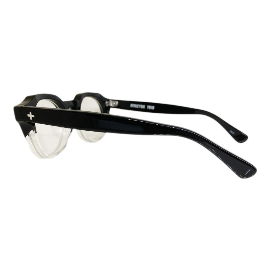 EFFECTOR エフェクター TRIO/トリオ Col.BK2 黒×クリア メガネ オリジナルモデル クラウンパントタイプ 国内正規品販売店 | EFFECTOR | 02
