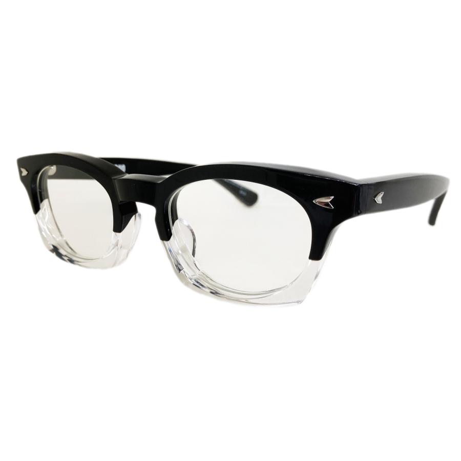 EFFECTOR エフェクター DUO/デュオ Col.BK2 黒×クリア メガネ オリジナルモデル ウェリントンタイプ 国内正規品販売店 | EFFECTOR