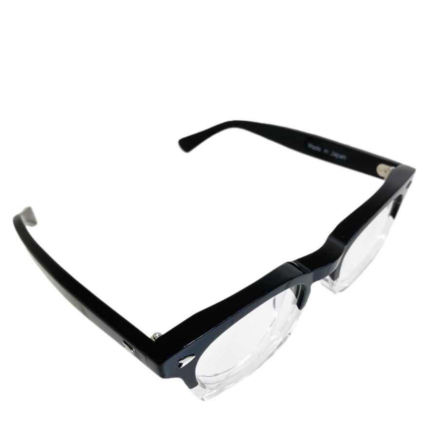 EFFECTOR エフェクター DUO/デュオ Col.BK2 黒×クリア メガネ オリジナルモデル ウェリントンタイプ 国内正規品販売店 | EFFECTOR | 03