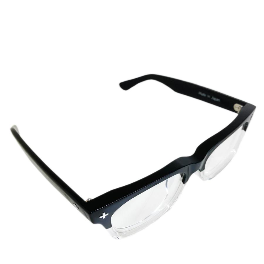 EFFECTOR エフェクター SOLO/ソロ Col.BK2 黒×クリア メガネ オリジナルモデル スクエアタイプ 国内正規品販売店 | EFFECTOR | 03
