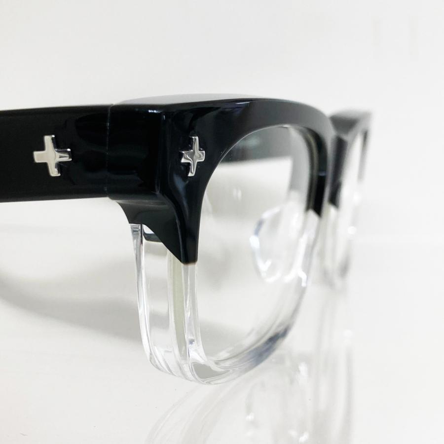 EFFECTOR エフェクター SOLO/ソロ Col.BK2 黒×クリア メガネ オリジナルモデル スクエアタイプ 国内正規品販売店 | EFFECTOR | 04