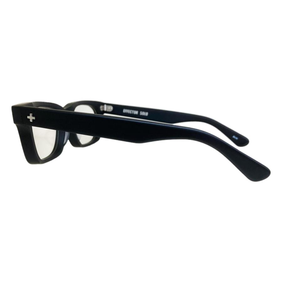 EFFECTOR エフェクター SOLO/ソロ Col.BKM 黒マット メガネ オリジナルモデル スクエアタイプ 国内正規品販売店 | EFFECTOR | 02