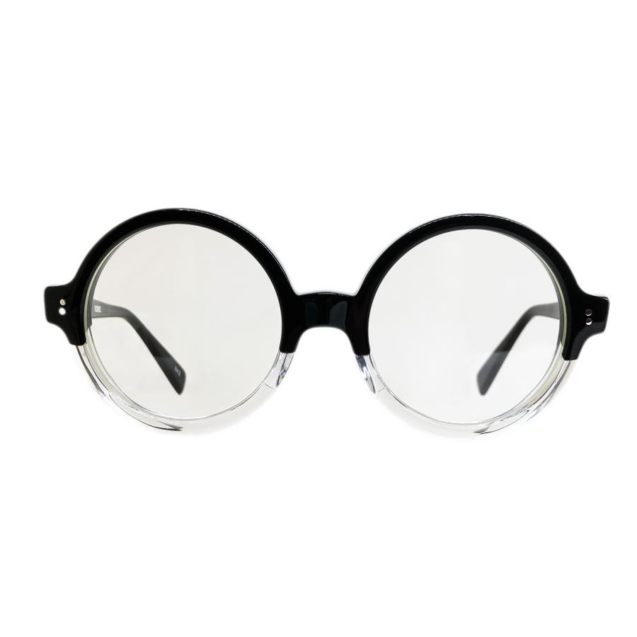 EFFECTOR エフェクター KOZMIC/コズミック Col.BK2 黒×クリア メガネ サングラス ラウンドタイプ 70's 国内正規品販売店 | EFFECTOR | 01