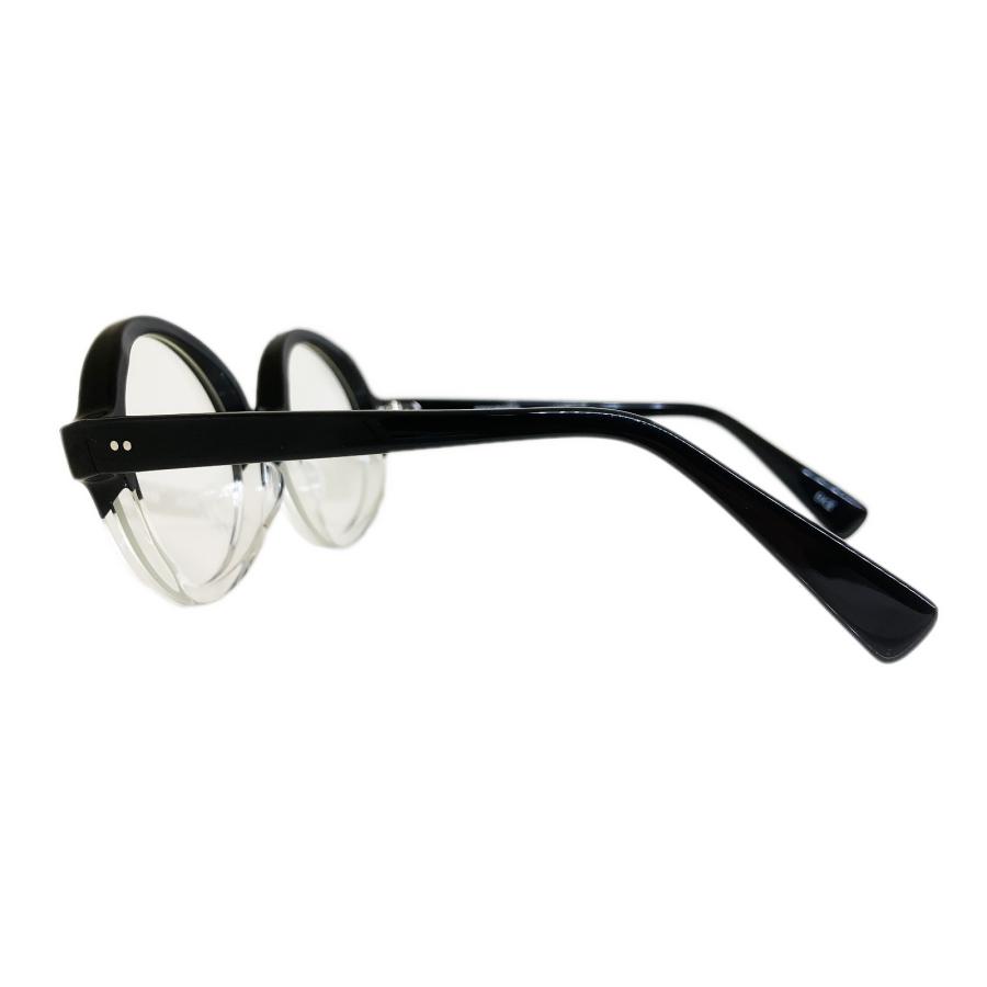 EFFECTOR エフェクター KOZMIC/コズミック Col.BK2 黒×クリア メガネ サングラス ラウンドタイプ 70's 国内正規品販売店 | EFFECTOR | 02