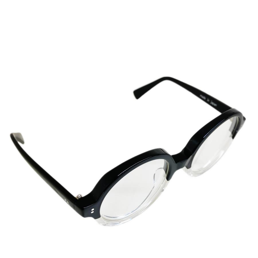 EFFECTOR エフェクター KOZMIC/コズミック Col.BK2 黒×クリア メガネ サングラス ラウンドタイプ 70's 国内正規品販売店 | EFFECTOR | 03