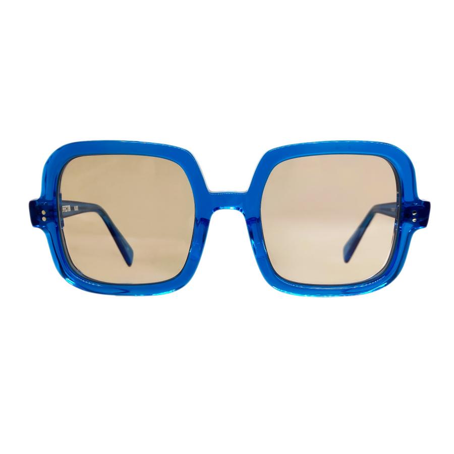 EFFECTOR エフェクター BLUZE/ブルーズ Col.BLBR ブルー/ブラウン メガネ サングラス スクエアタイプ 70's 国内正規品販売店 | EFFECTOR | 01