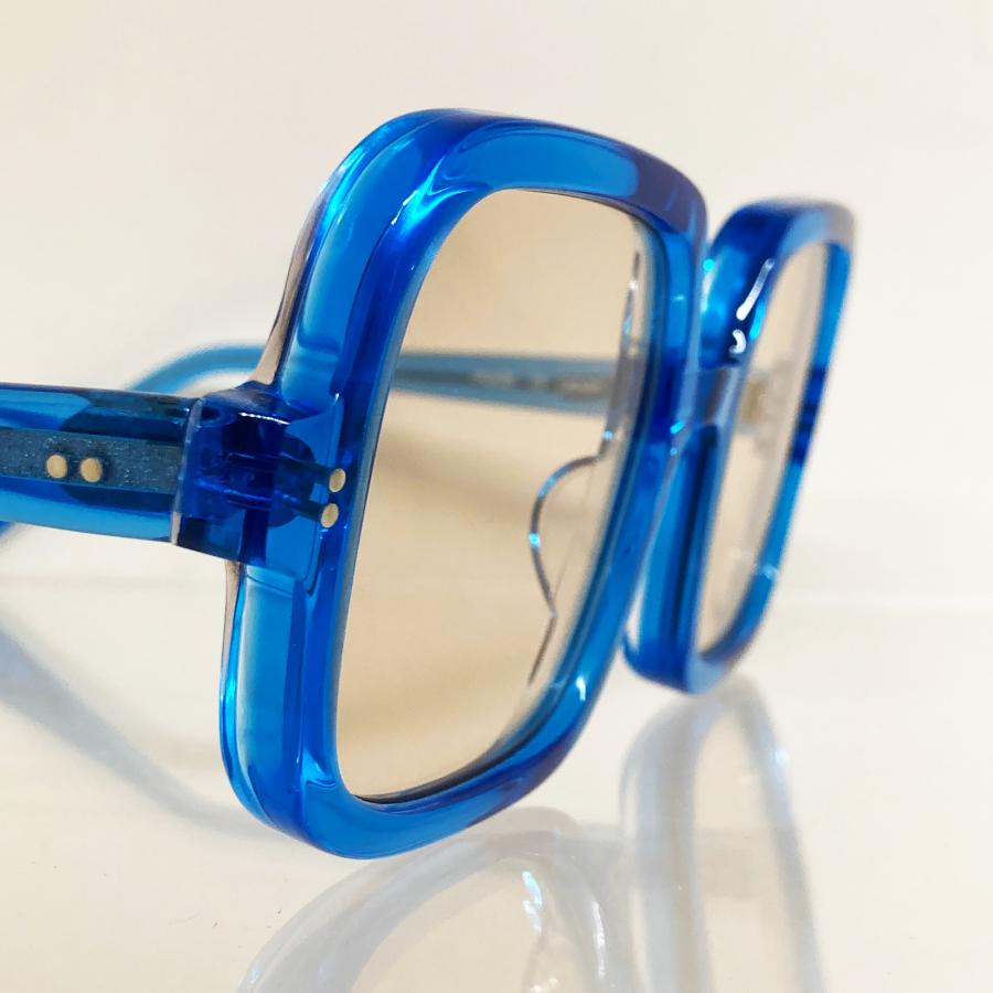 EFFECTOR エフェクター BLUZE/ブルーズ Col.BLBR ブルー/ブラウン メガネ サングラス スクエアタイプ 70's 国内正規品販売店 | EFFECTOR | 04