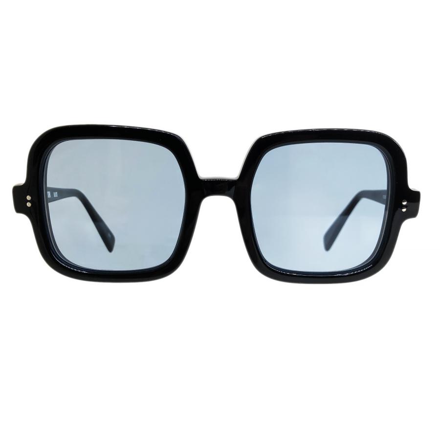 EFFECTOR エフェクター BLUZE/ブルーズ Col.BKBL 黒/ブルー メガネ サングラス スクエアタイプ 70's 国内正規品販売店 | EFFECTOR | 01