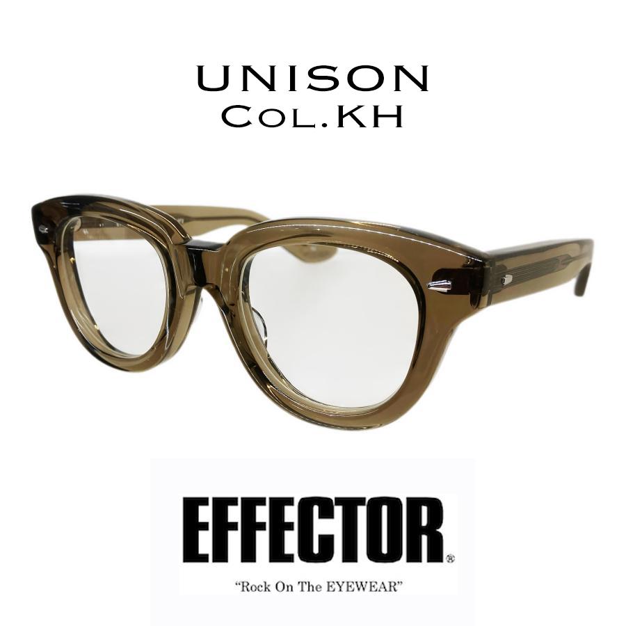 EFFECTOR エフェクター UNISON/ユニゾン 20周年記念モデル Col.KH カーキ メガネ オリジナルモデル ウェリントンタイプ 国内正規品販売店 | EFFECTOR