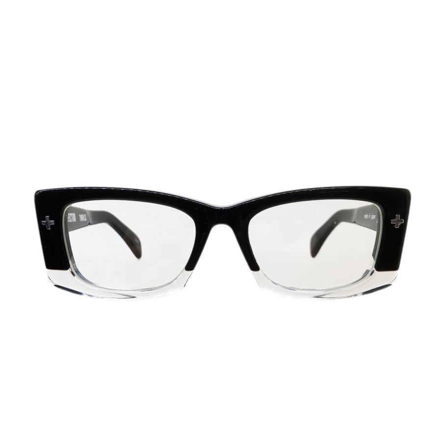EFFECTOR エフェクター THRILLS/スリルズ Col.BK2 黒×クリア メガネ オリジナルモデル スクエアタイプ 国内正規品販売店 | EFFECTOR | 01