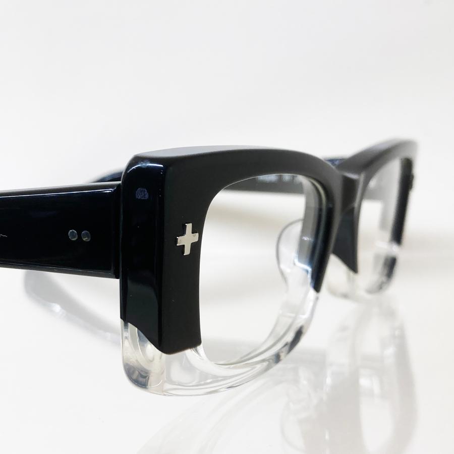 EFFECTOR エフェクター THRILLS/スリルズ Col.BK2 黒×クリア メガネ オリジナルモデル スクエアタイプ 国内正規品販売店 | EFFECTOR | 04
