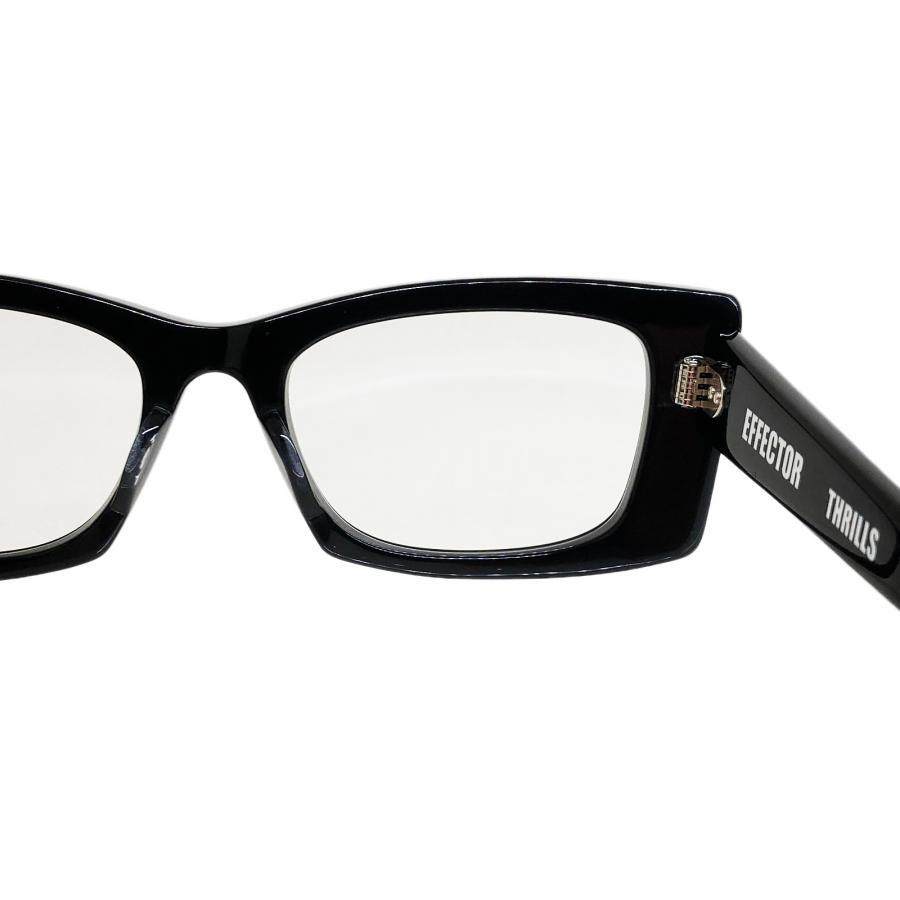 EFFECTOR エフェクター THRILLS/スリルズ Col.BK 黒 メガネ オリジナルモデル スクエアタイプ 国内正規品販売店 | EFFECTOR | 05