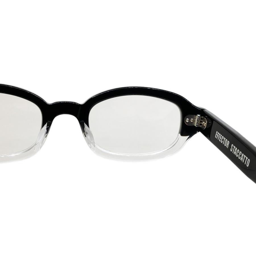EFFECTOR エフェクター TSTACCATTO/スタッカート Col.BK2 黒×クリア メガネ サングラス トノーシェイプタイプ 国内正規品販売店 | EFFECTOR | 05