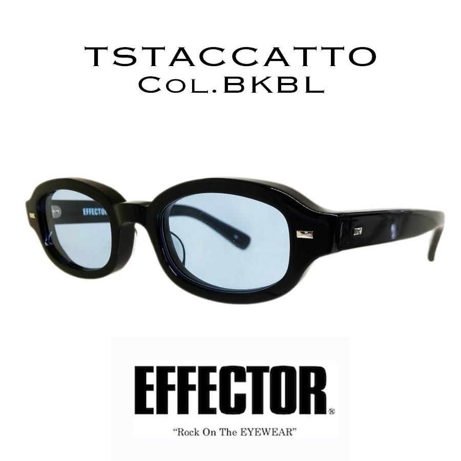 EFFECTOR エフェクター TSTACCATTO/スタッカート Col.BKBL 黒/ブルー メガネ サングラス トノーシェイプタイプ 国内正規品販売店 | EFFECTOR