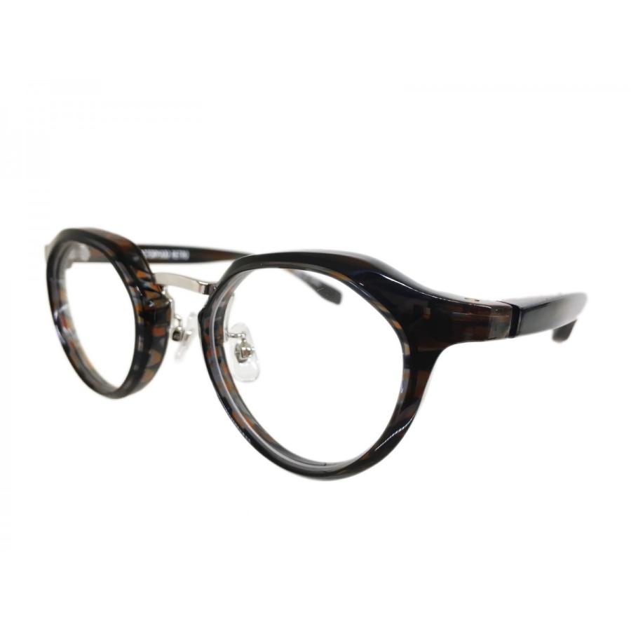 FACTORY900 ファクトリー900 メガネ サングラス 男女兼用 コンビネーションフレーム FACTORY900 RETRO RF-054 Col.094 グレー茶ササ | 