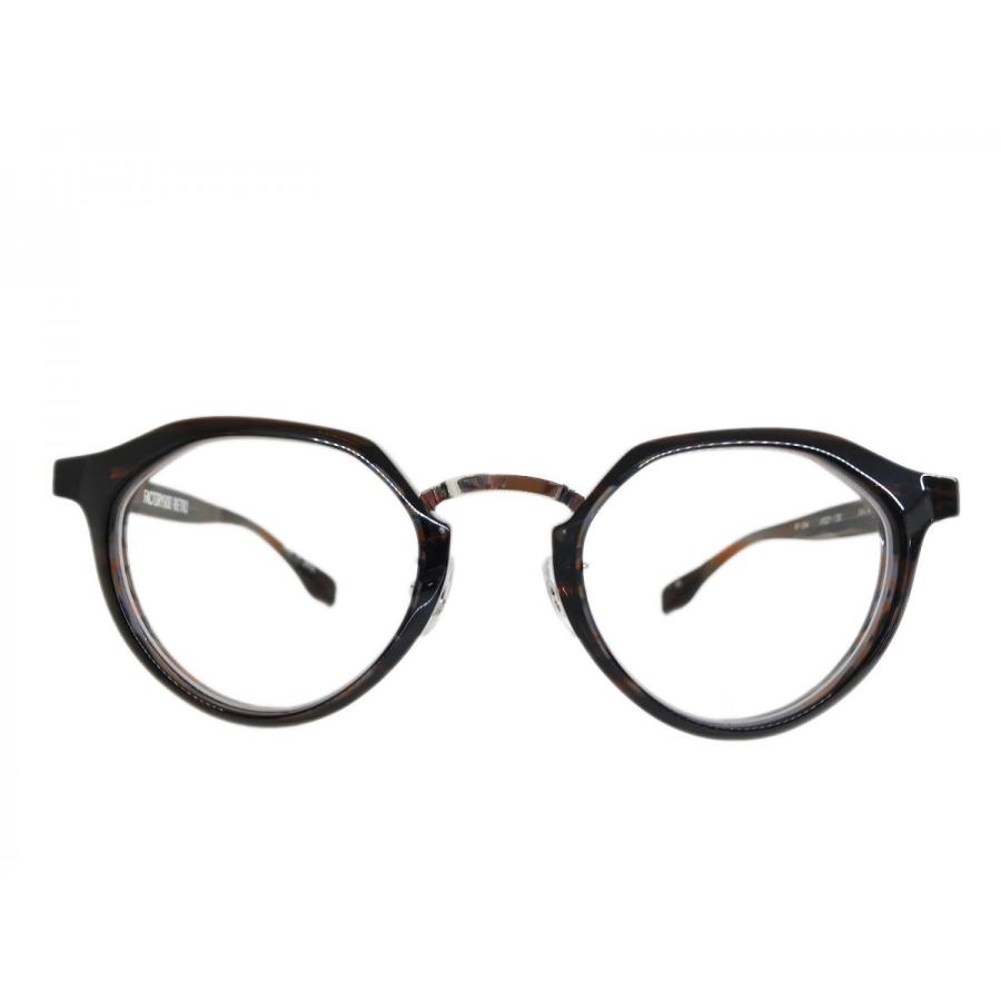 FACTORY900 ファクトリー900 メガネ サングラス 男女兼用 コンビネーションフレーム FACTORY900 RETRO RF-054 Col.094 グレー茶ササ |  | 01