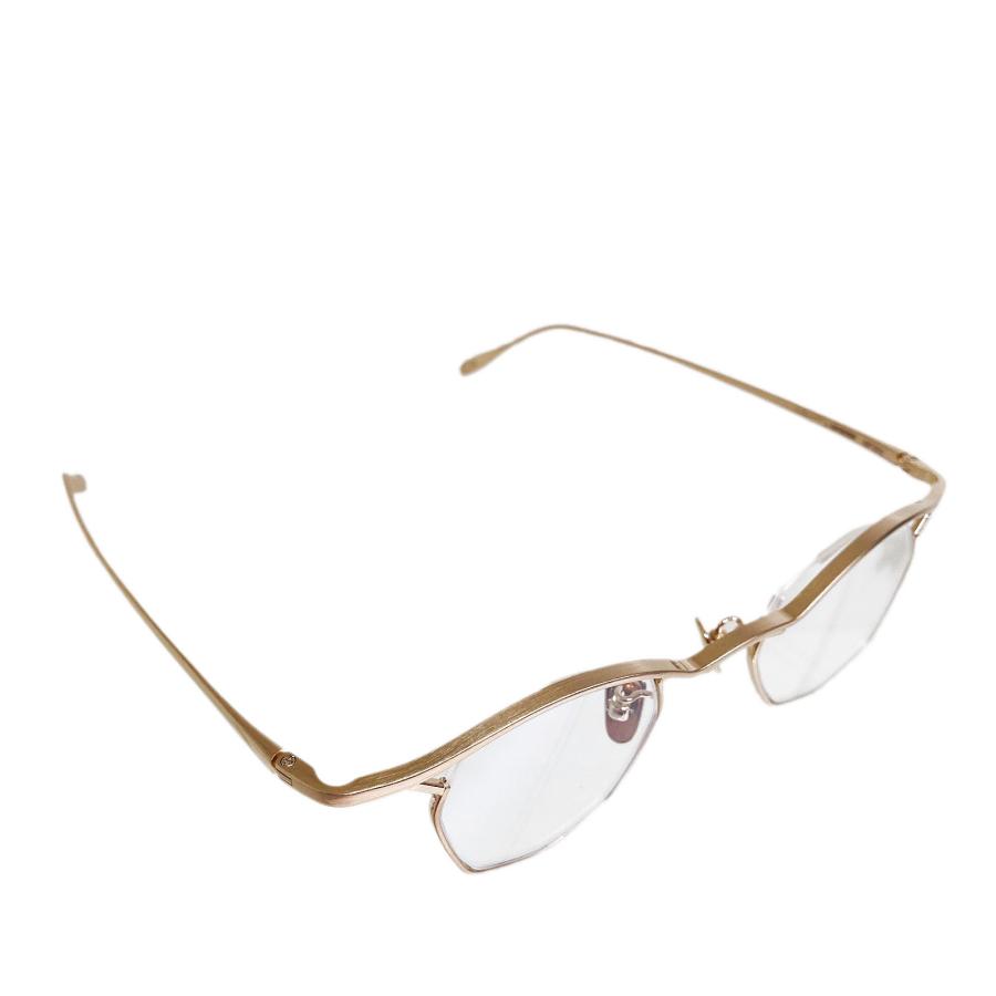 FACTORY900 ファクトリー900 RETRO MF-002 Col.1 ゴールド "Titanos × FACTORY900" チタン 多角形タイプ メガネフレーム | FACTORY900 | 03