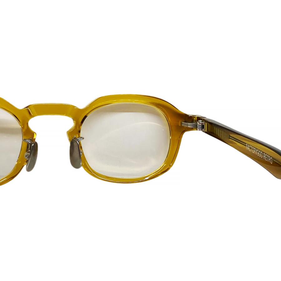 FACTORY900 ファクトリー900 RETRO RF-200 Col.615 クリアイエロー スクエア オーバル テレビジョンカット メガネ 正規取扱店 | FACTORY900 | 05