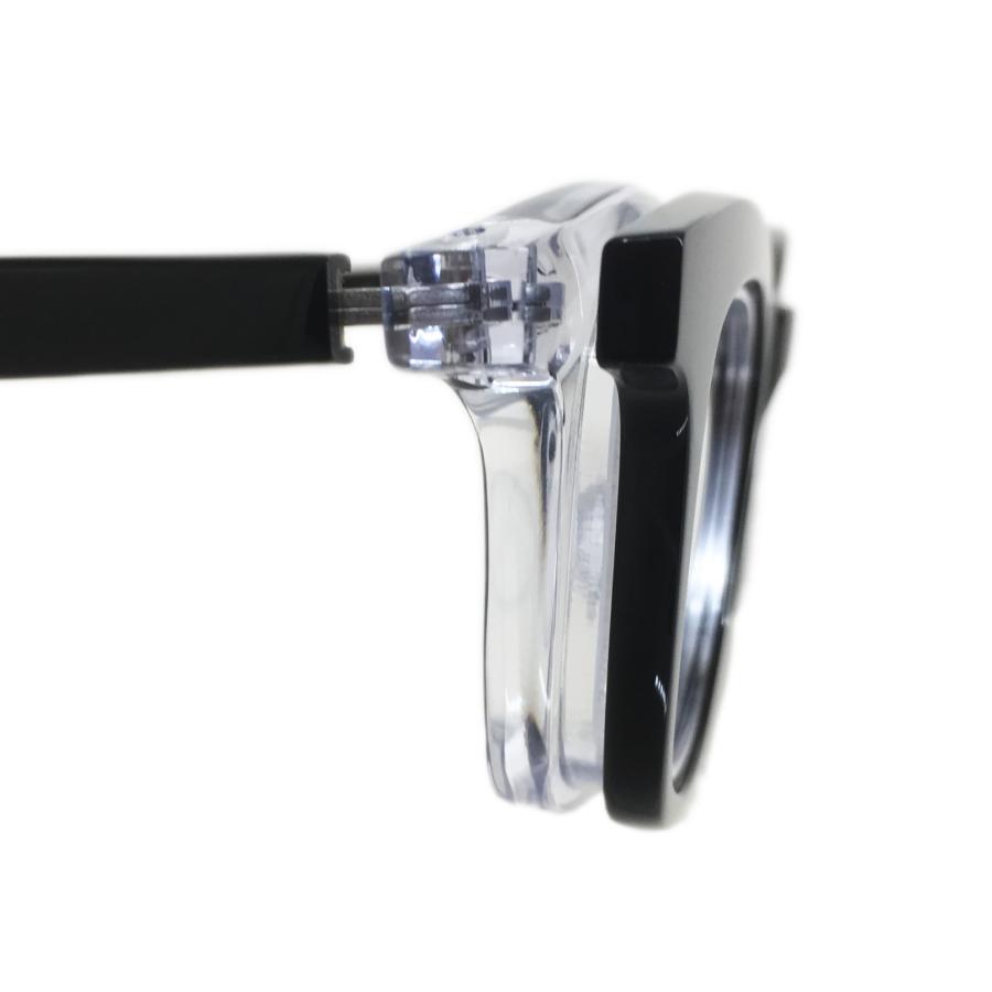 FACTORY900 ファクトリー900 RF-090 Col.001-820（ブラック/クリア）RETROシリーズ ウェリントン メガネフレーム 正規取扱店 | FACTORY900 | 04