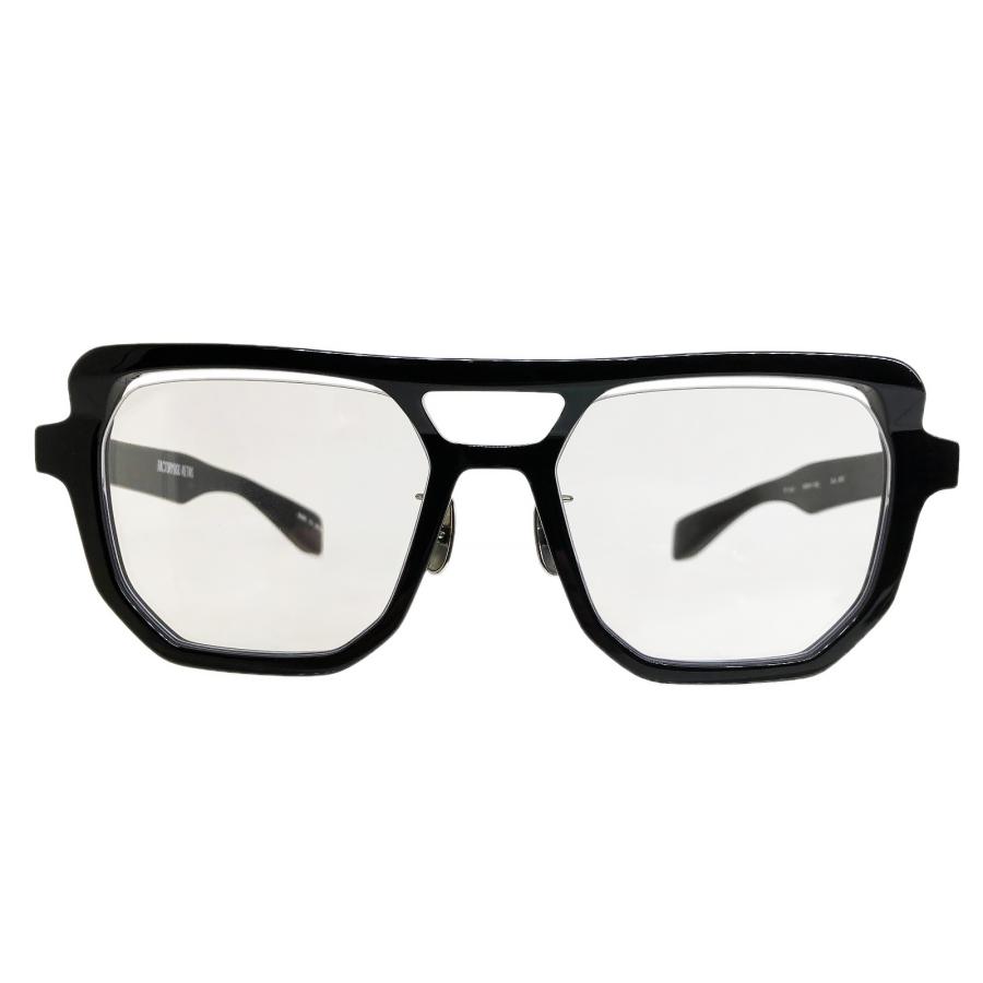 FACTORY900 ファクトリー900 RETRO RF-162 Col.001: black 黒 ツーブリッジ スクエアタイプ メガネ サングラス 正規取扱店 | FACTORY900 | 01