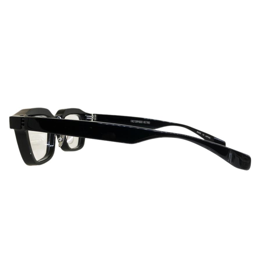 FACTORY900 ファクトリー900 RETRO RF-073 Col.001 Black 黒 スクエアタイプ メガネ 正規取扱店 | FACTORY900 | 02
