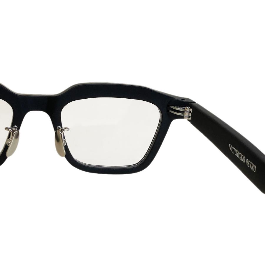 FACTORY900 ファクトリー900 RETRO RF-073 Col.001M Black Matt 黒マット スクエアタイプ メガネ 正規取扱店 | FACTORY900 | 05