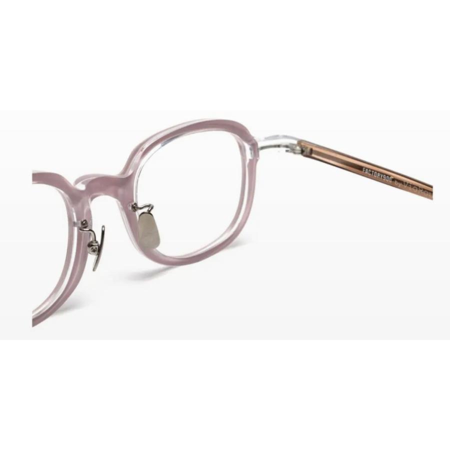 FACTORY900 by VioRou ファクトリー900  "Nom" Col.762 : Pastel Pink ボストン＋オーバルタイプ メガネ 正規取扱店 | FACTORY900 | 03