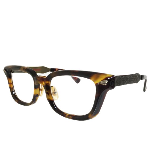 GROOVER/グルーバー 「CAGE」Col.2/DemiBrown べっ甲色 ウェリントンタイプフレーム 正規取扱店 | GROOVER