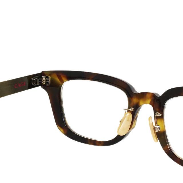 GROOVER/グルーバー 「CAGE」Col.2/DemiBrown べっ甲色 ウェリントンタイプフレーム 正規取扱店 | GROOVER | 05
