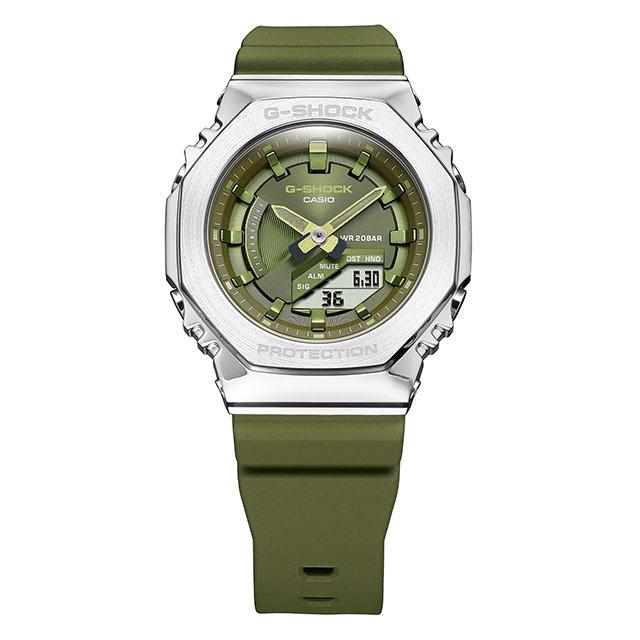 CASIO カシオ G-SHOCK ジーショック GM-S2100-3AJF オクタゴン メタルベゼルS カーキ | G-SHOCK | 01